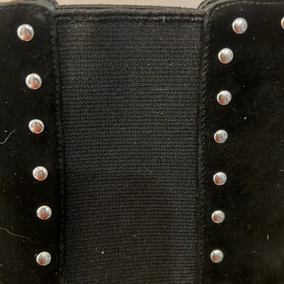 Rebecca Minkoff Sara black suede leather size 91/2‎ studded booties - Picture 11 of 11
